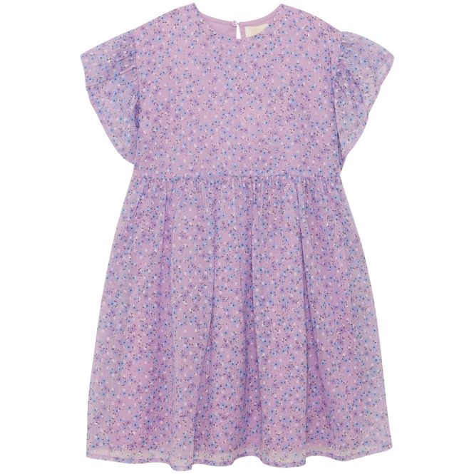 Hovedbilde Creamie Dobby Flower kjole til barn, Lavender ...