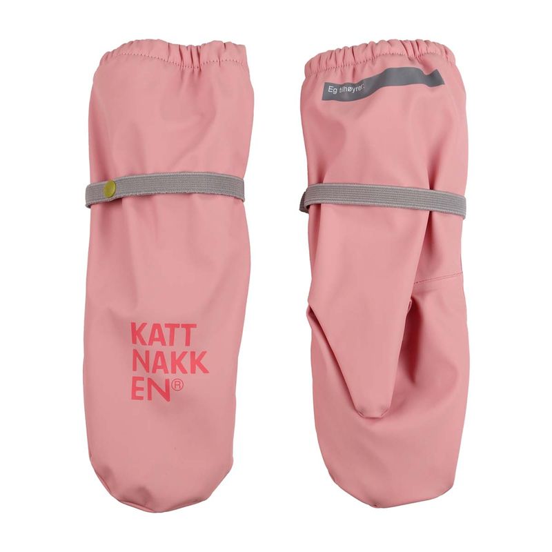 Kattnakken regnvotter til baby og barn, Rosa Krystall