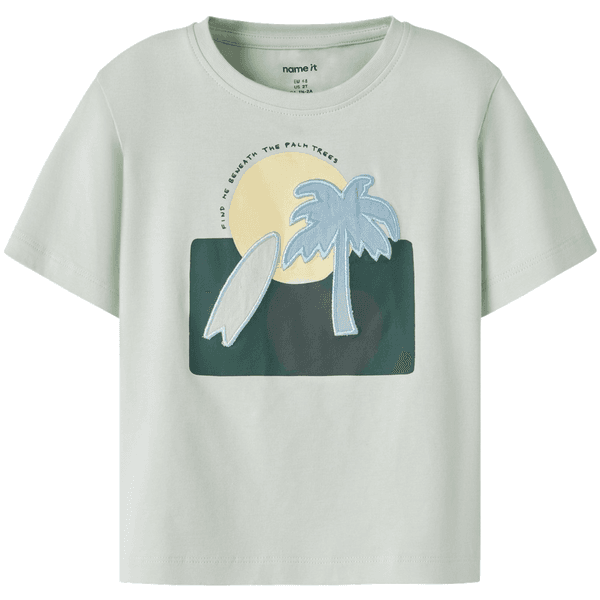 Hovedbilde Name It Nmmjames t-skjorte til småbarn, Pale Aqua