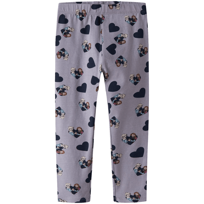 Name It Nmfdonna Frozen leggings, Lavender Gray