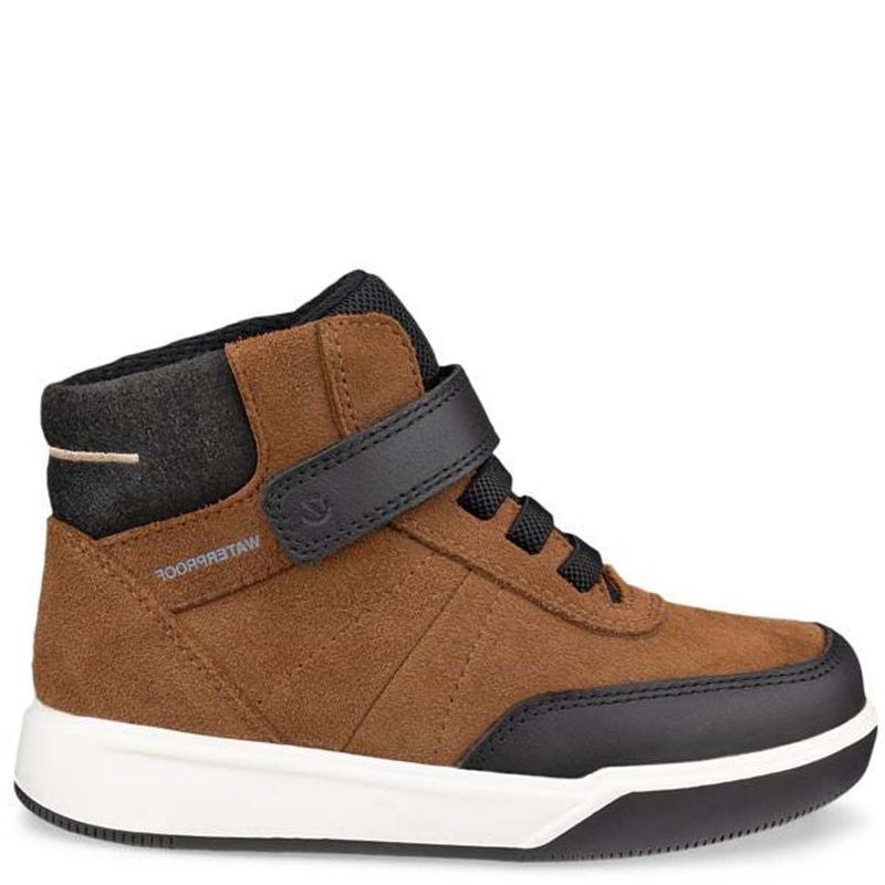 Ecco Street Court K vintersko til barn, Black/Camel