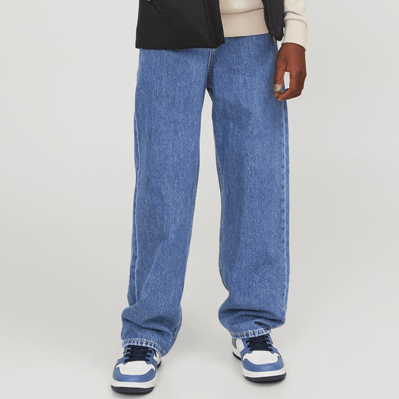 Jack & Jones Junior Jjialex baggy-fit jeans, Blue Denim