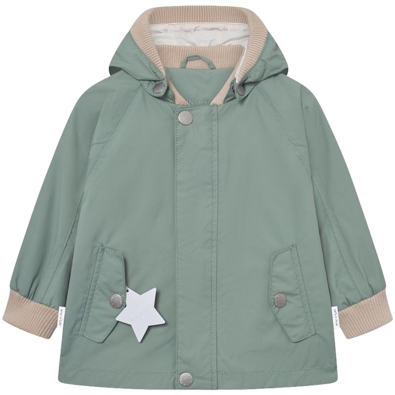 Mini A Ture Matwally vår-og høstjakke småbarn, Granite green