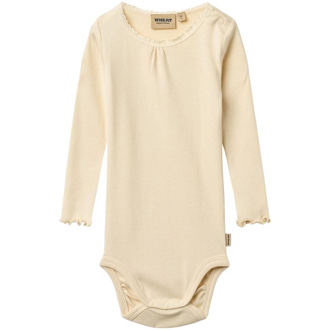 Hovedbilde Wheat Lotta rib lace body, Barely Apricot