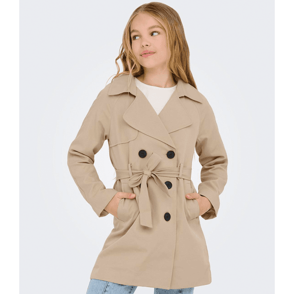 Hovedbilde Kids Only Kogchloe trenchcoat til barn, Tannin