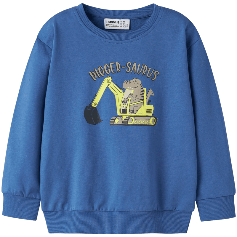 Name It Nmmvildar sweatshirt til småbarn, Delft