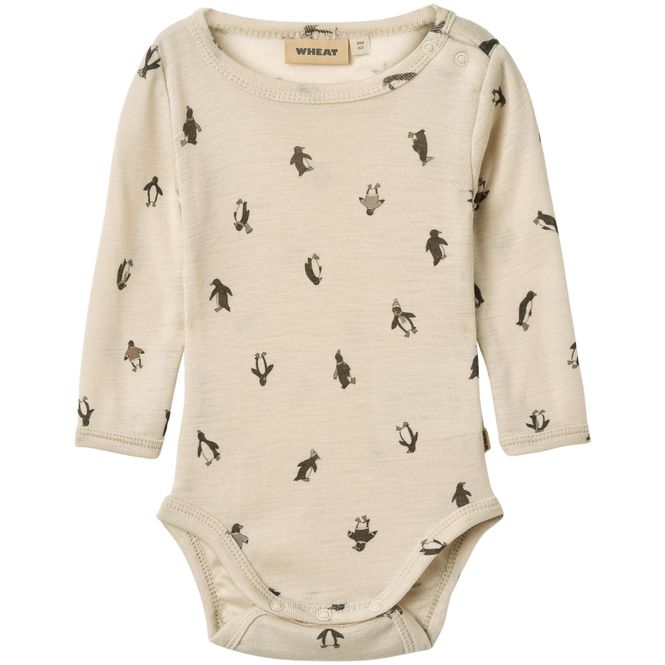 Hovedbilde Wheat Lucca body i ull, Penguins