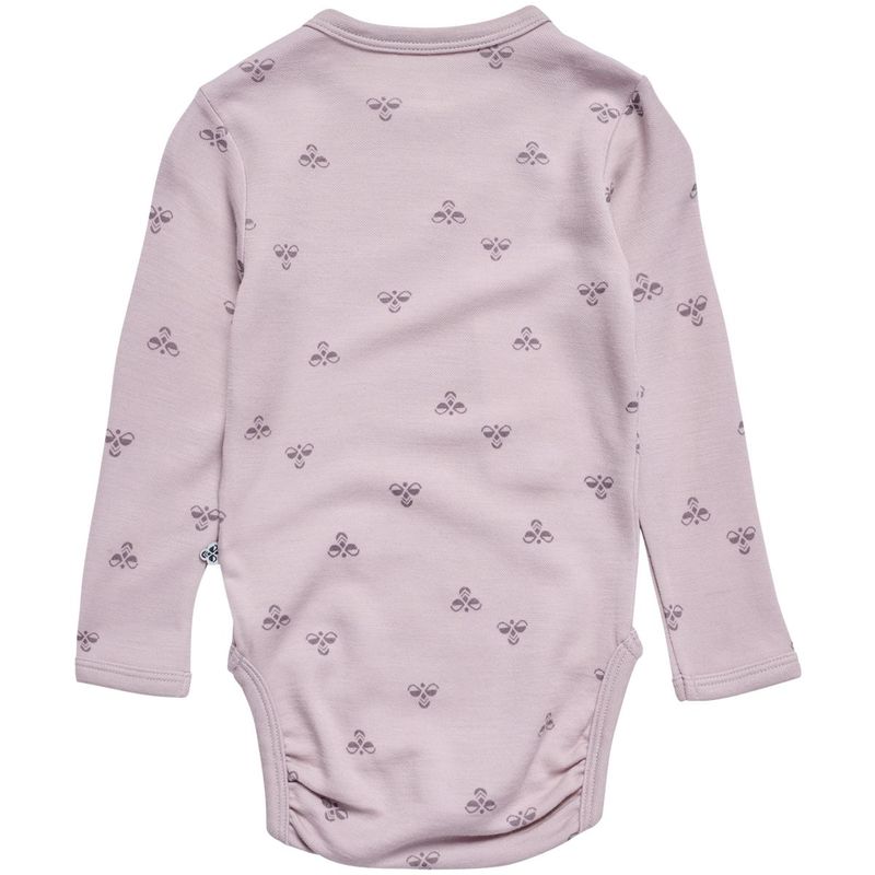 Hummel Hmlmini body i ull/viskose, Cloud Gray