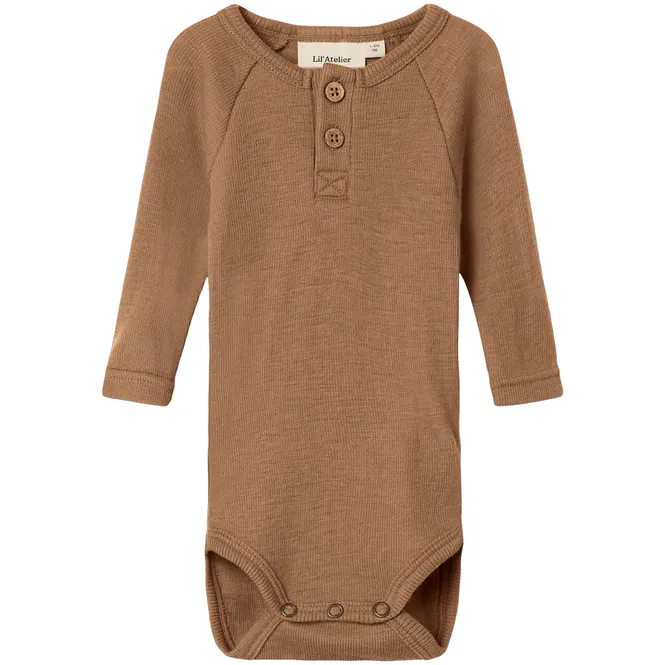 Hovedbilde Lil' Atelier Nbnnoel body i ull, Tigers Eye