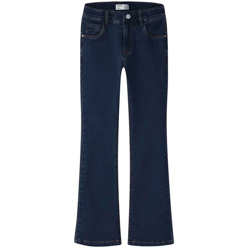 Name It Nkfsalli bootcut jeans til barn, Dark Blue Denim