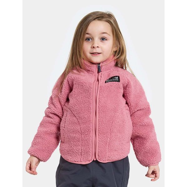 Hovedbilde Didriksons Gibbs teddyjakke til barn, Heather ...