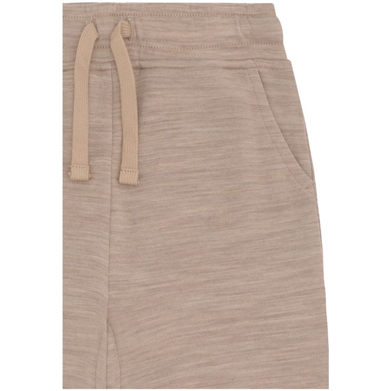 Hust and Claire Galon ull/bambus joggebukse, Biscuit