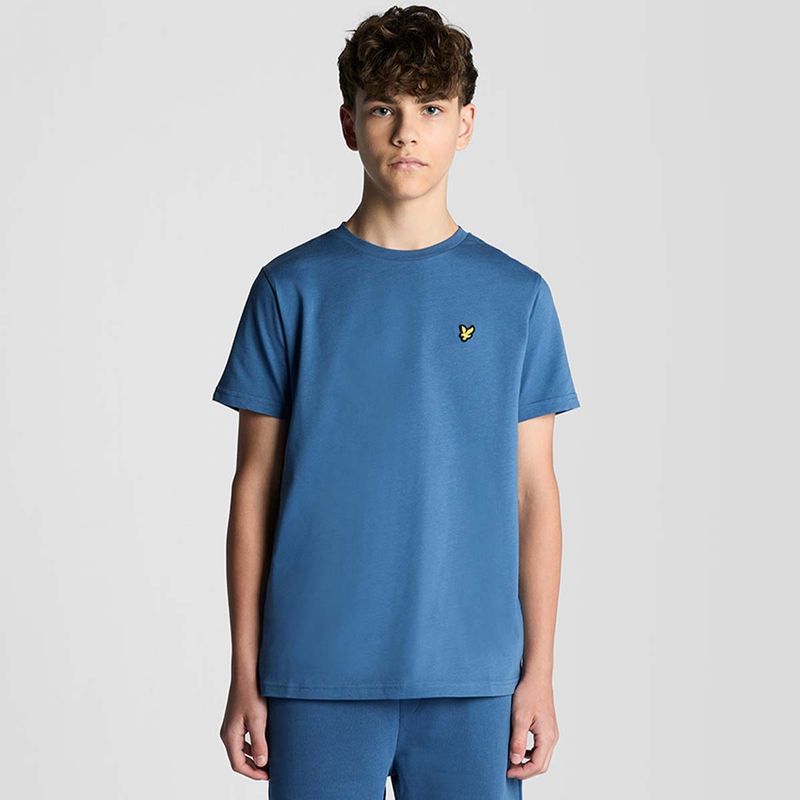 Lyle & Scott t-skjorte til barn og ungdom, Dark Cornflower