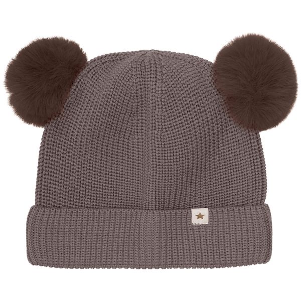 Hovedbilde HUTTEliHUT vinterlue ull dusker, Brown Melange