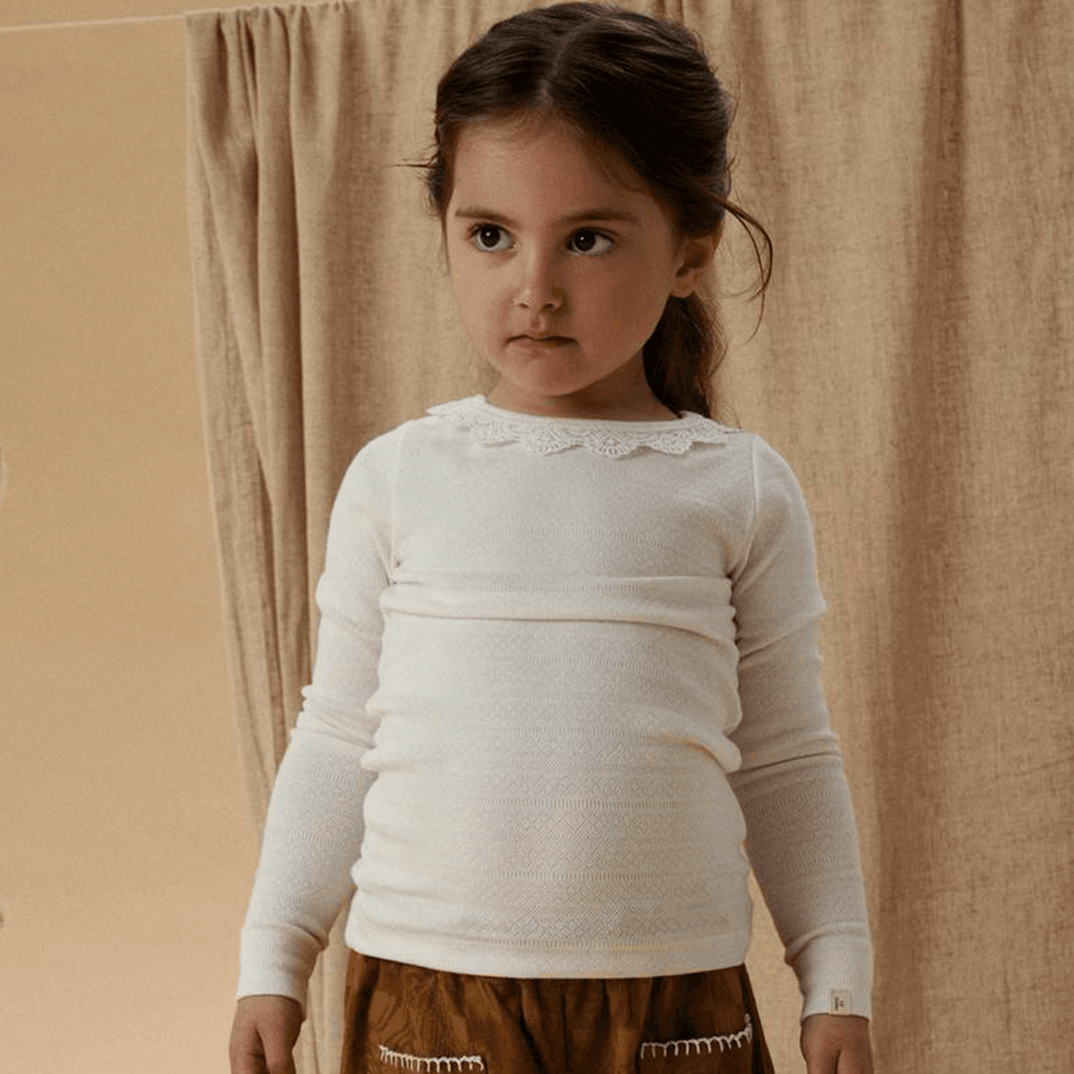 Lil' Atelier Nmftapia genser til småbarn, Coconut Milk