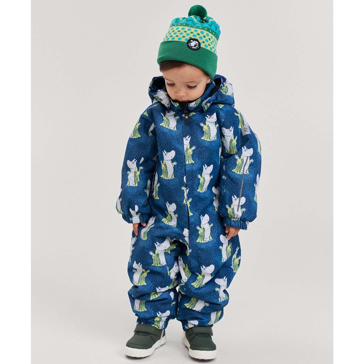 Reima Moomin Lyster vinterdress til baby, Navy