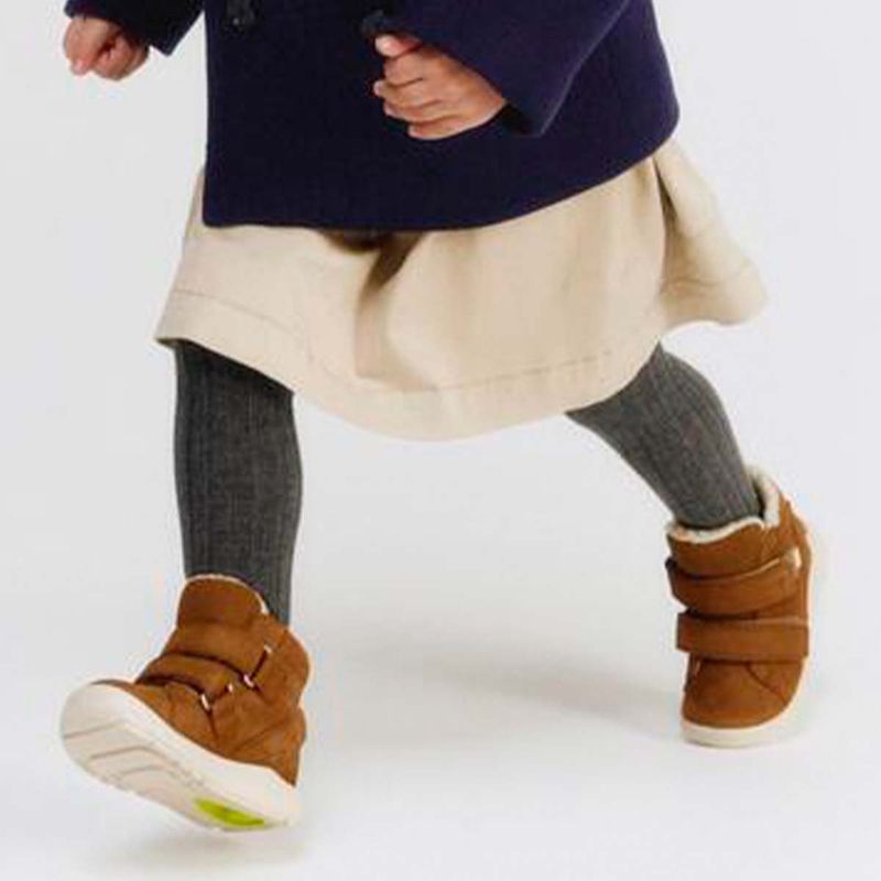 Ecco SP.1 Lite Warm vintersko til baby, Camel