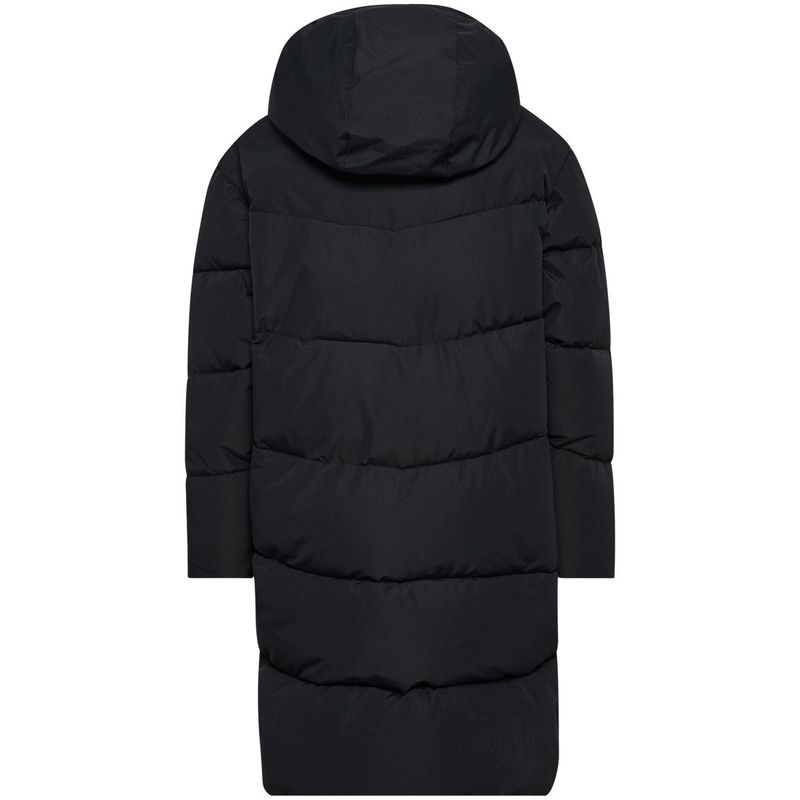Hummel Hmljr Puffer lang vinterjakke til barn, Black