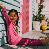 Hovedbilde Gullkorn Bukkene pyjamas til barn, Varm Rosa (P)
