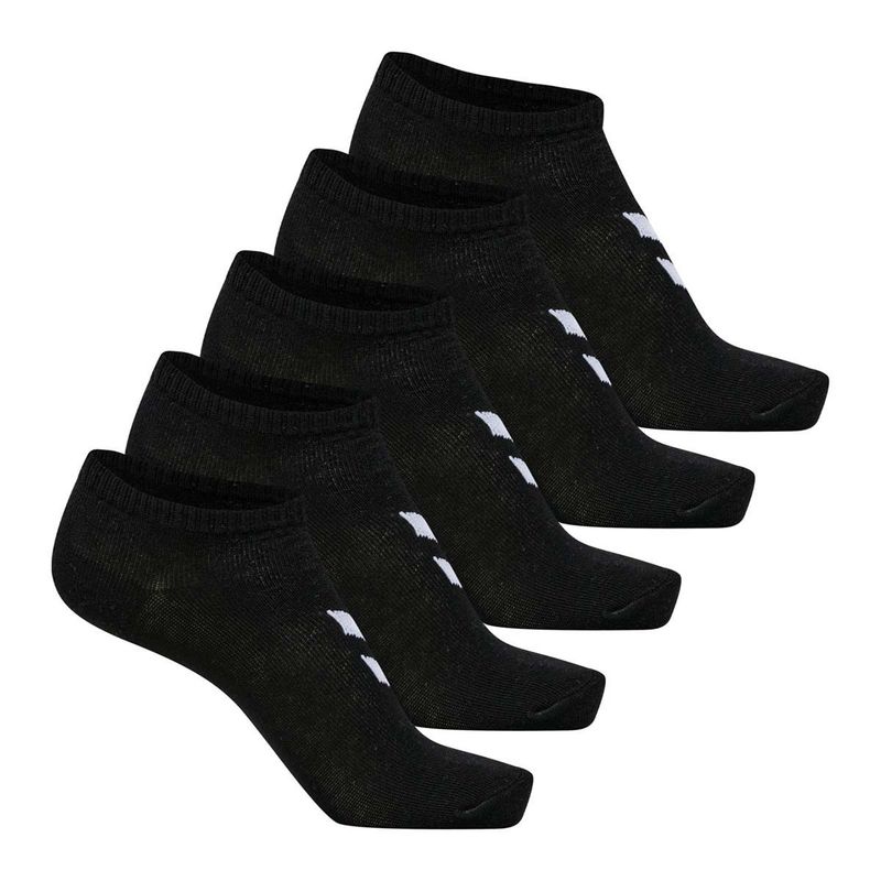 Hummel 5-pack ankelsokker til barn, Black/Black