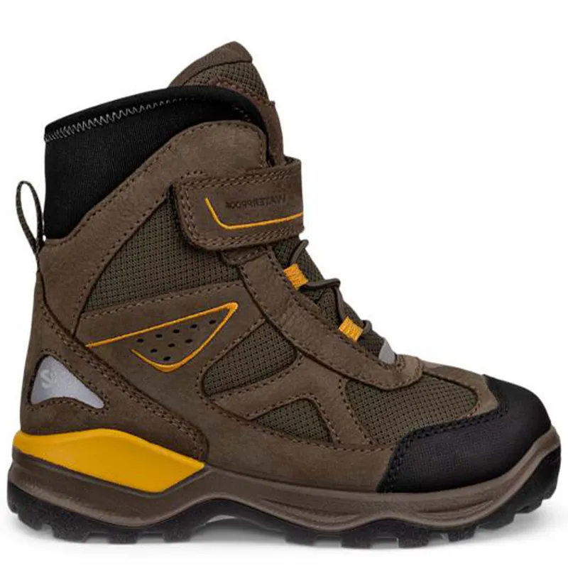 Ecco Snow Mountain K vintersko til barn, Black/Dark Clay