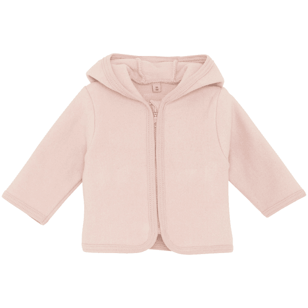 Hovedbilde Huttelihut jakke i bomullsfleece, Peach Blush