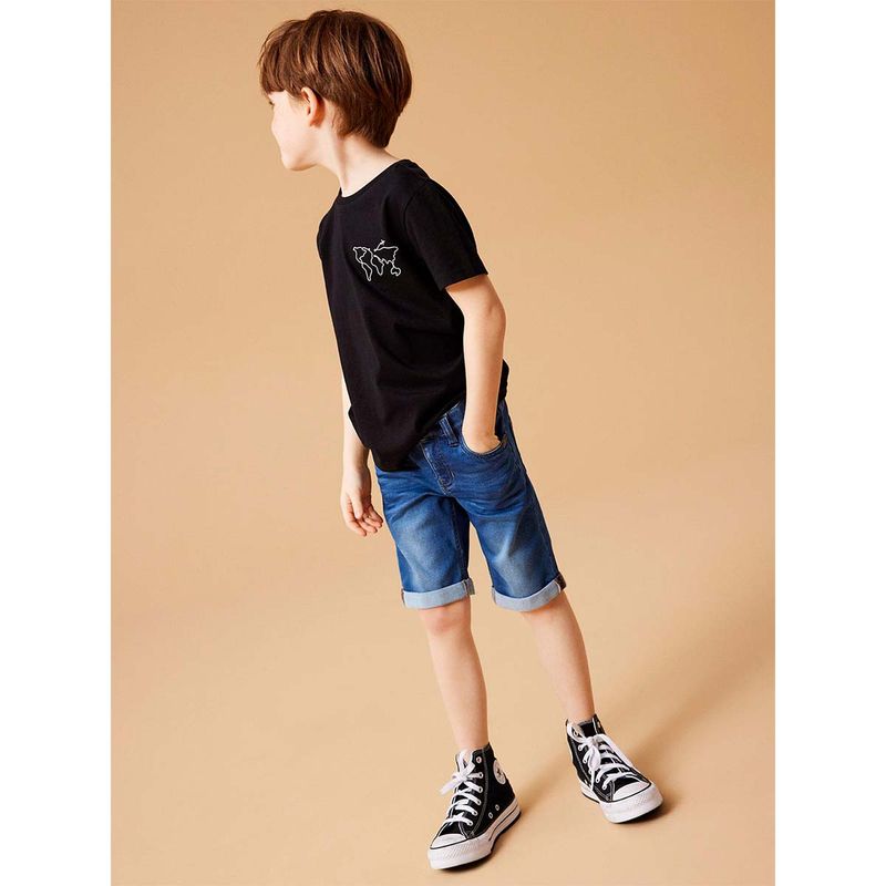 Name It Nkmtheo x-slim denim shorts til barn, medium Blue