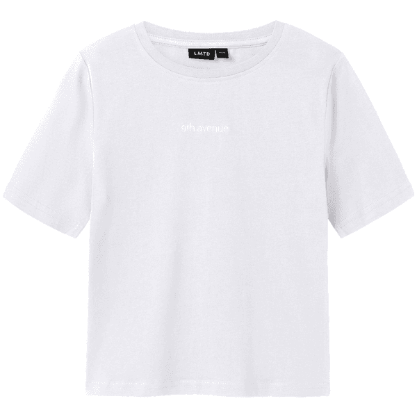 Hovedbilde LMTD Nlffave t-skjorte til barn, Bright White