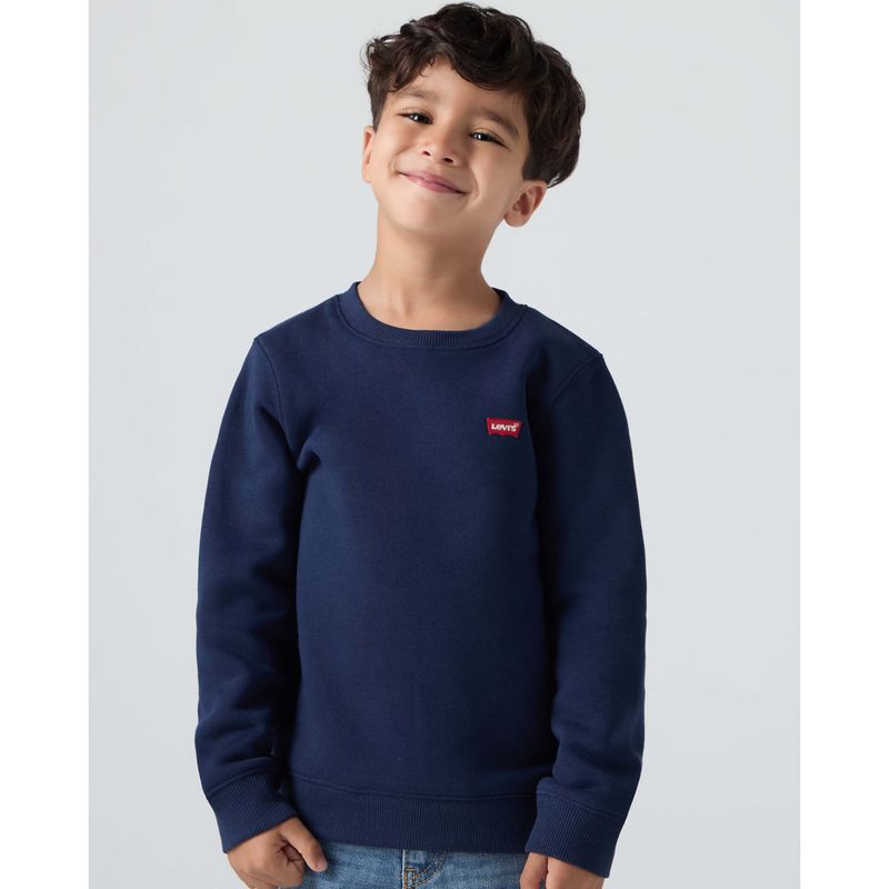 Levis Mini logo Crewneck genser til barn, Dress Blue