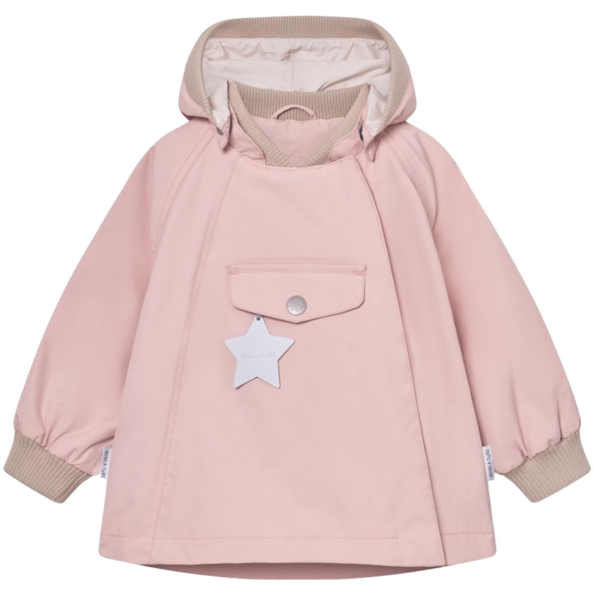 Mini A Ture Matwai vår-og høstjakke m/fleece, Rose smoke