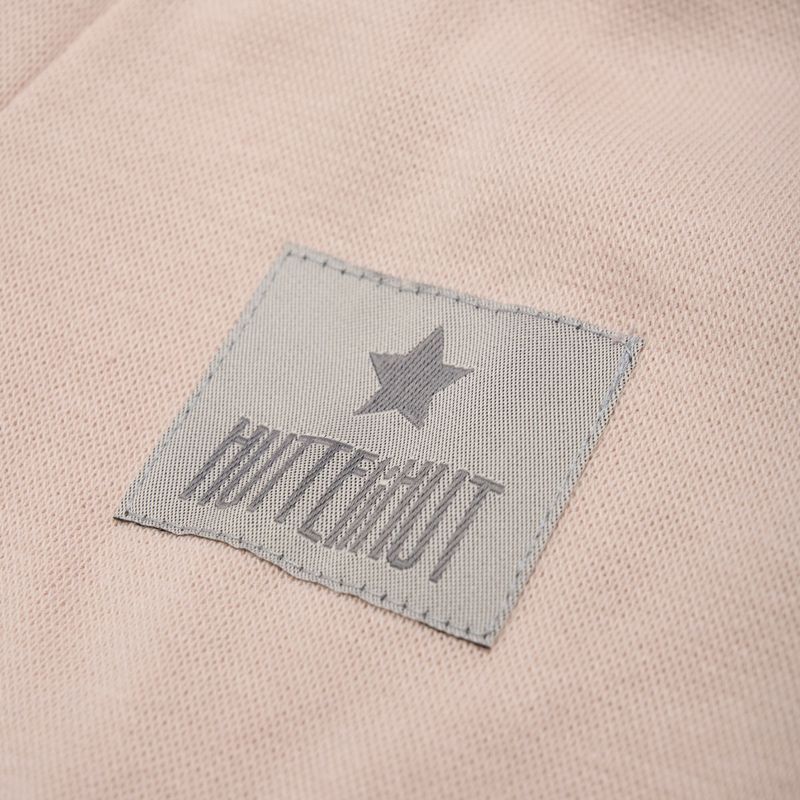 Huttelihut Jersey balaclava med ører, Almond Peach