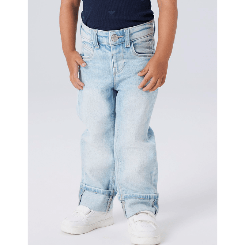 Name It Nmfrose Straight jeans til småbarn, Light Blue Denim