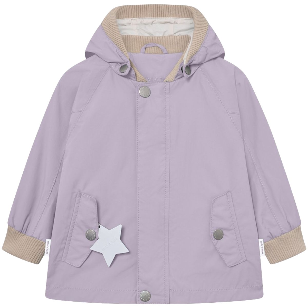 Mini A Ture Matwally vår-og høstjakke småbarn, Minimal lilac
