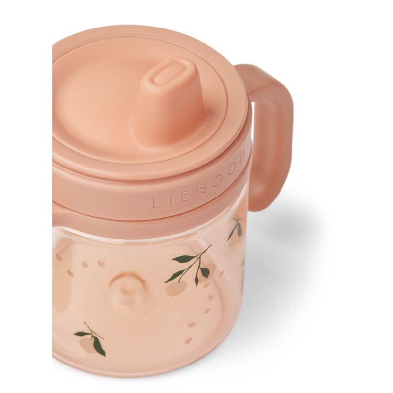 Liewood Kylo Sippy tutekopp i tritan, Peach/Sea shell