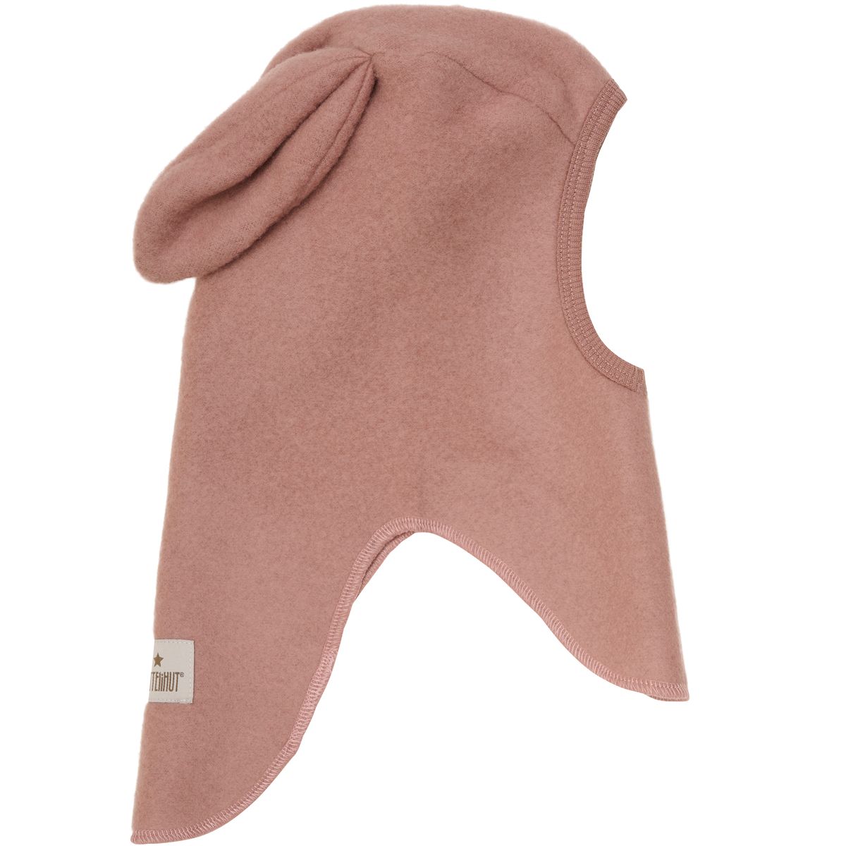 HUTTEliHUT Balaclava Kanin ullfleece, Burlwood