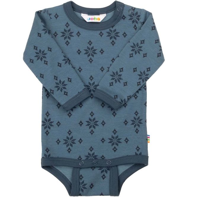 Hovedbilde Joha Ice Crystal body i ull/bomull, Blue