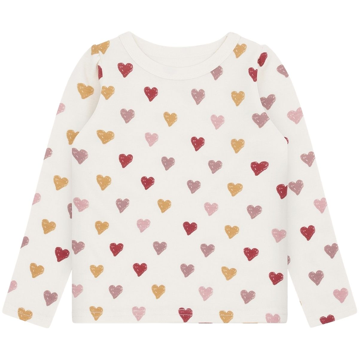 Hust and Claire Abba Hearts ull/bambus genser, Off White