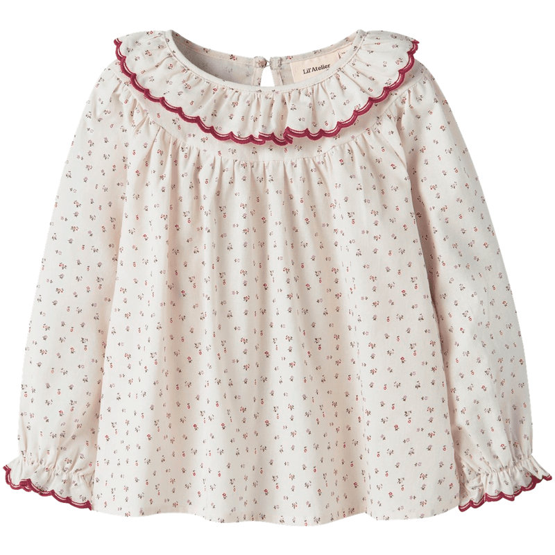 Lil' Atelier Nmfrasia bluse til småbarn, Turtledove