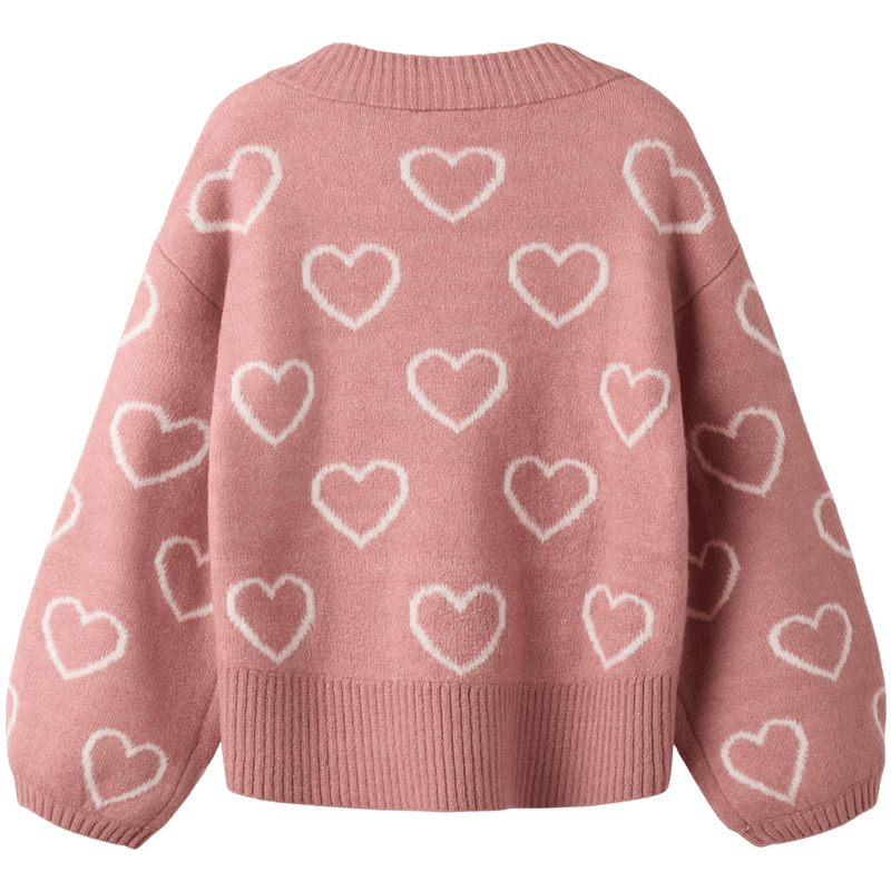 Name It Nkfnelly strikket genser til barn, Rose Elegance