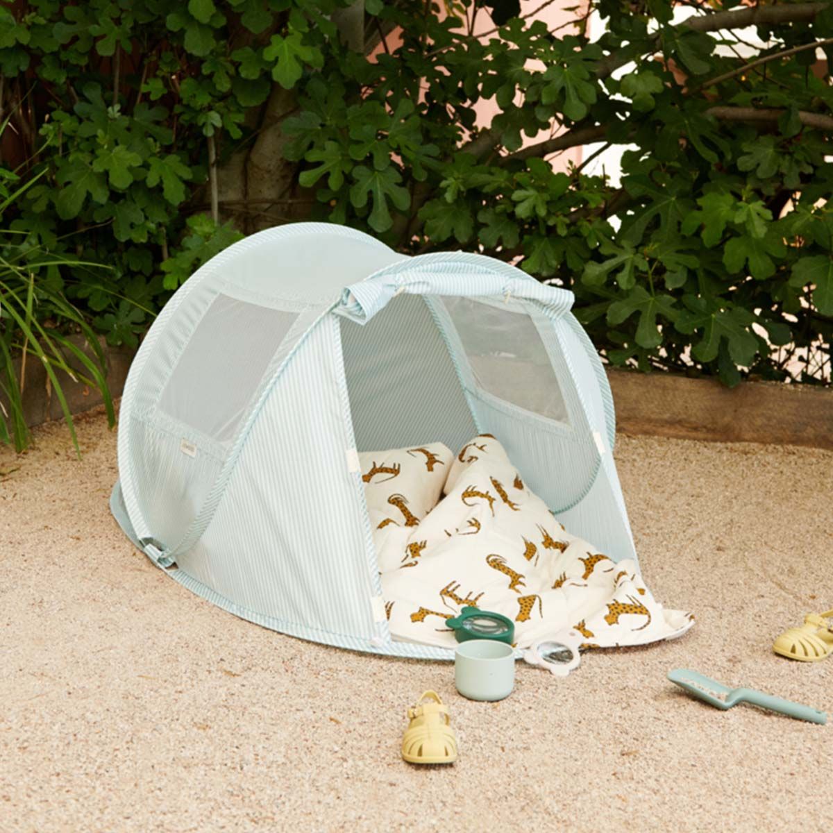 Liewood Bjork Pop-up UV telt, Peach/Sea shell