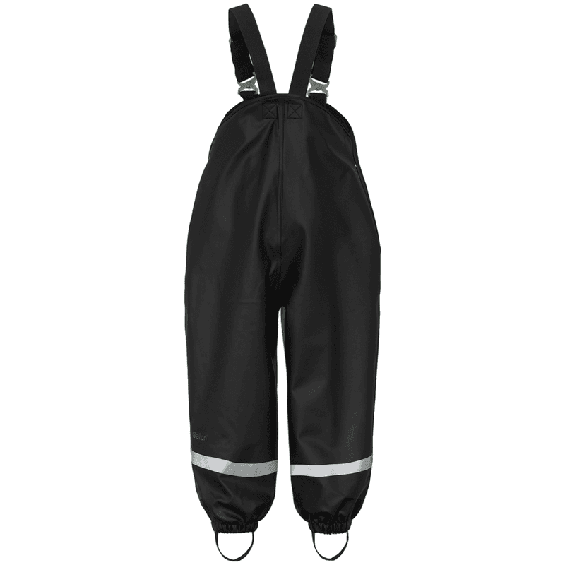 Didriksons Plaskeman 7 regnbukse til barn, Black