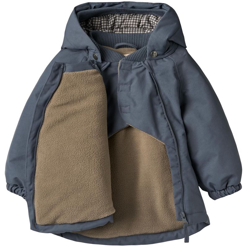 Wheat Sascha vinteranorakk til baby, Greyblue