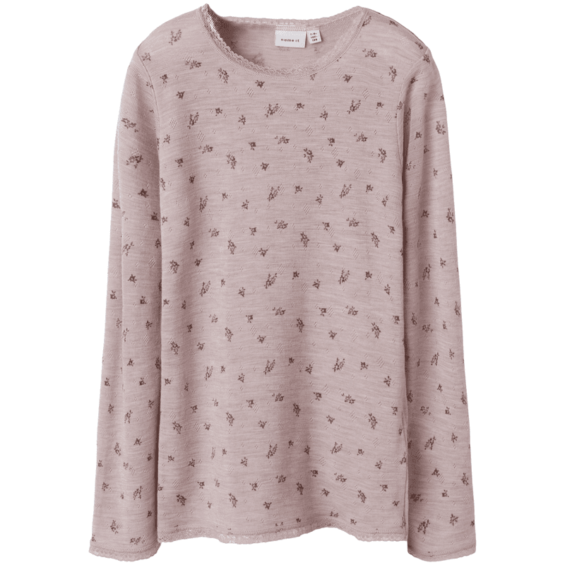 Name It Nkfwang Wool Needle genser barn, Shadow Gray