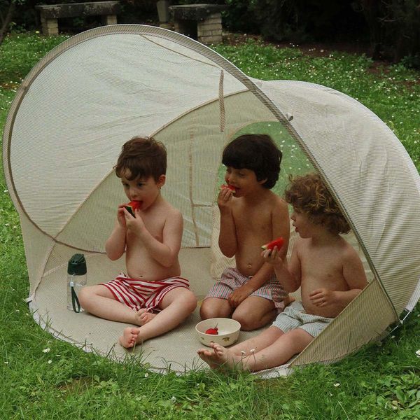 Hovedbilde Konges Sløjd Pop-up UV telt, Tea Stripe