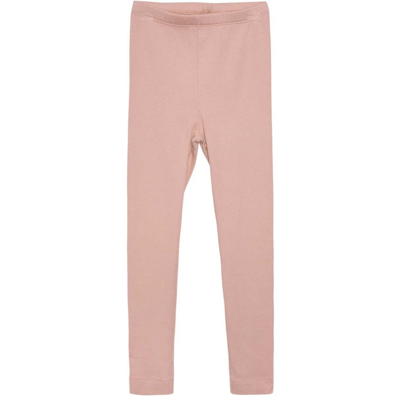 MinyMo ribb leggings til barn, Misty Rose