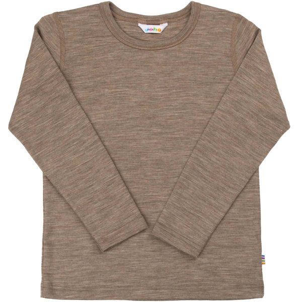 Hovedbilde Joha genser i ull/silke til barn, Beige Mel.
