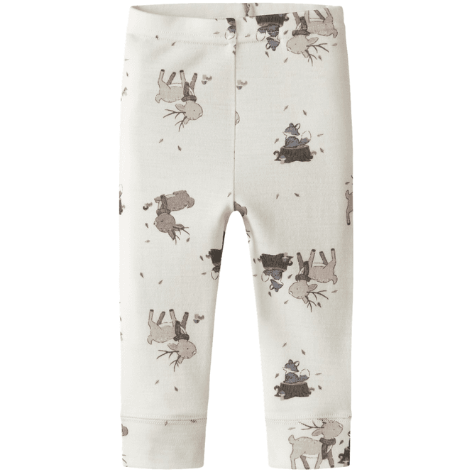 Hovedbilde Name It Nbmwillitus leggings i ull til baby, Snow ...
