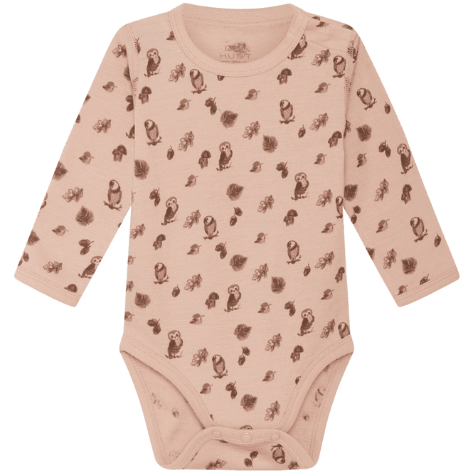 Hovedbilde Hust & Claire Bo body ugler ull, Rose Cloud