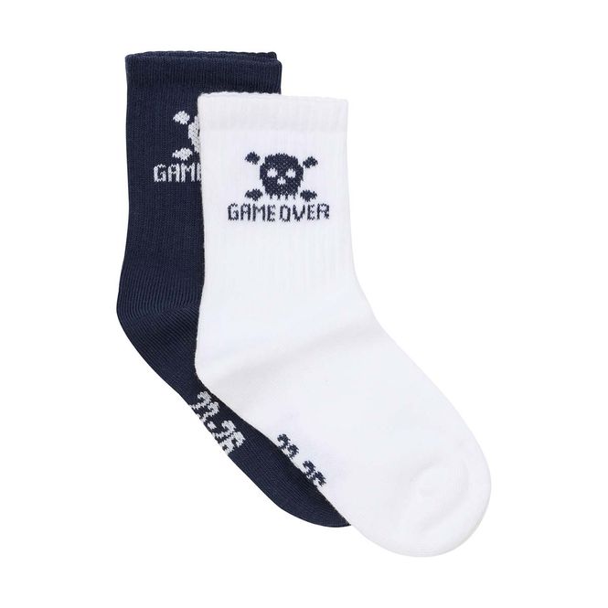 Hovedbilde Minymo 2-pack tennissokker til barn, Dark Navy