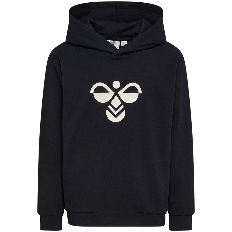 Hummel Hmljr Tukas hettegenser til barn, Black